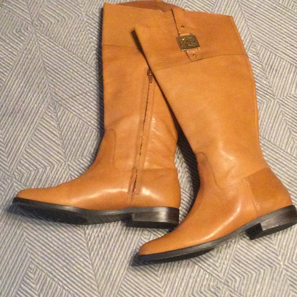 Ralph Lauren Shoes - Ralph Lauren 6.5 brown leather boots for women